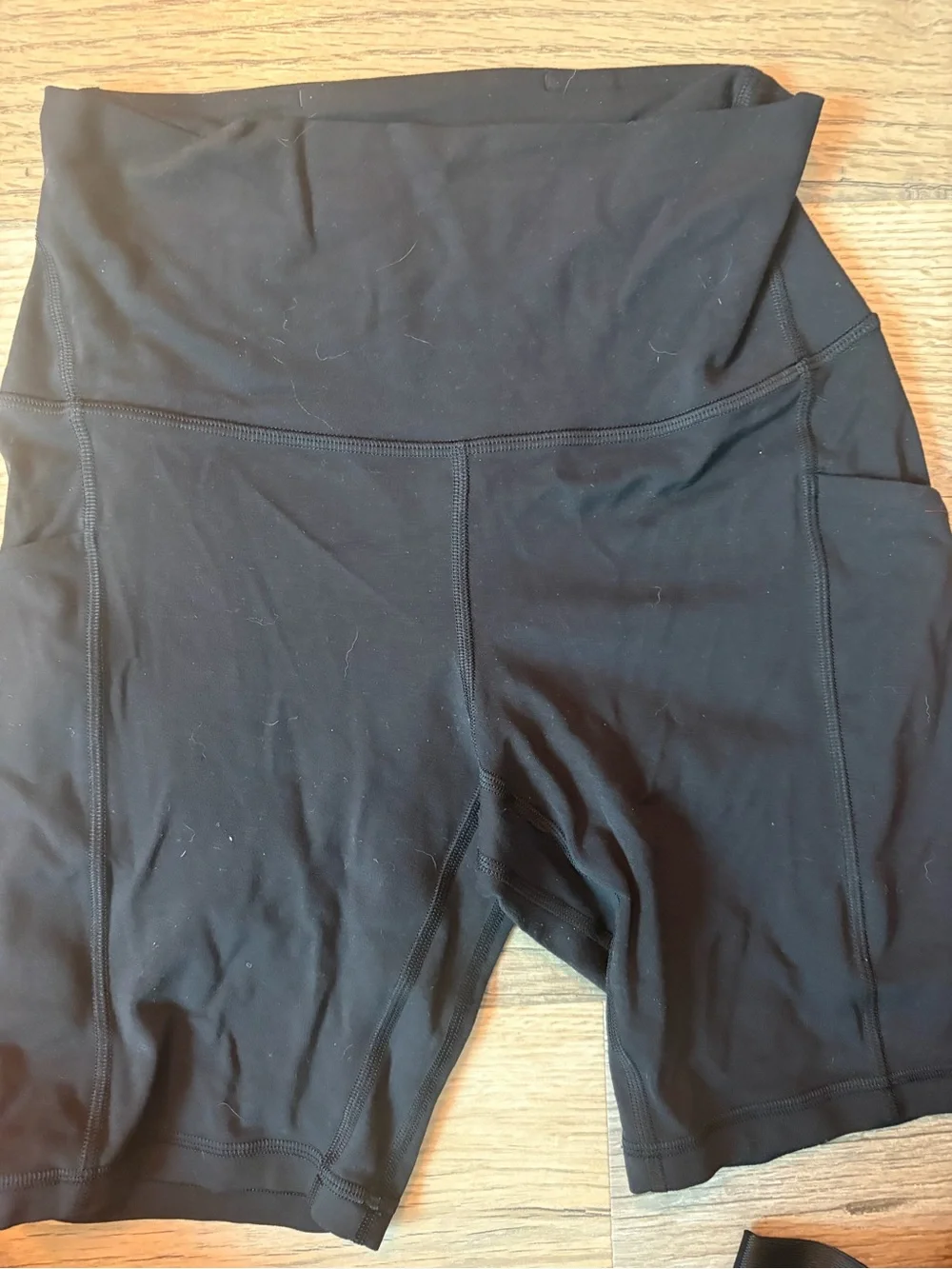lululemon athletica Black High-Rise Bike Shorts